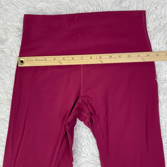 Lululemon Pants Womens 8 Pink Align High Rise Crop 23" Leggings Stretch Yoga Gym - Picture 4 of 12